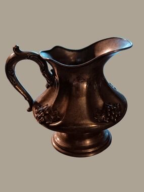 Antique Victorian Silve-plate Cream Pitcher